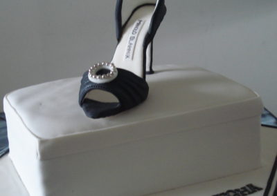 Manolo Blahnik 30th birthday cake, Gum Paste shoe cake